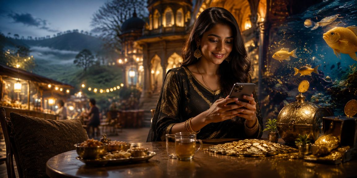 সিলেটের চা-বাগানে মাছ ধরার ফাঁকে মোবাইলে গেমিং উপভোগ করছেন